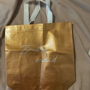Rose Gold Bridesmaid Tote Bag